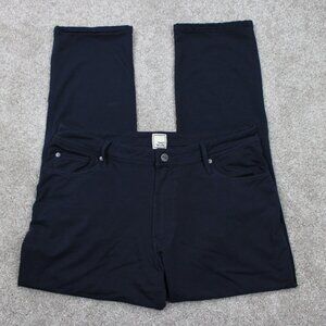 Swet Tailor Chino Pants Mens 34x32 Blue Cotton Stretch 5-Pocket Straight Leg